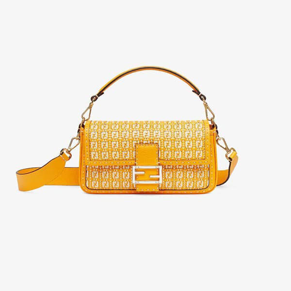 フェンディ*新作*FFモチーフ バゲット レザーブレード バッグ 8BR600AF2YF1DUH